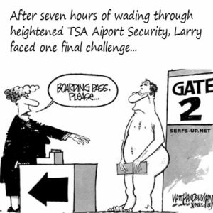 tsa airport security cartoon