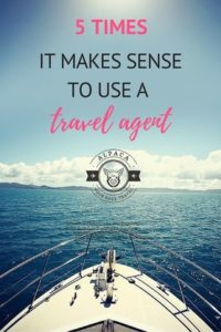 when does it make sense to use a travel agent