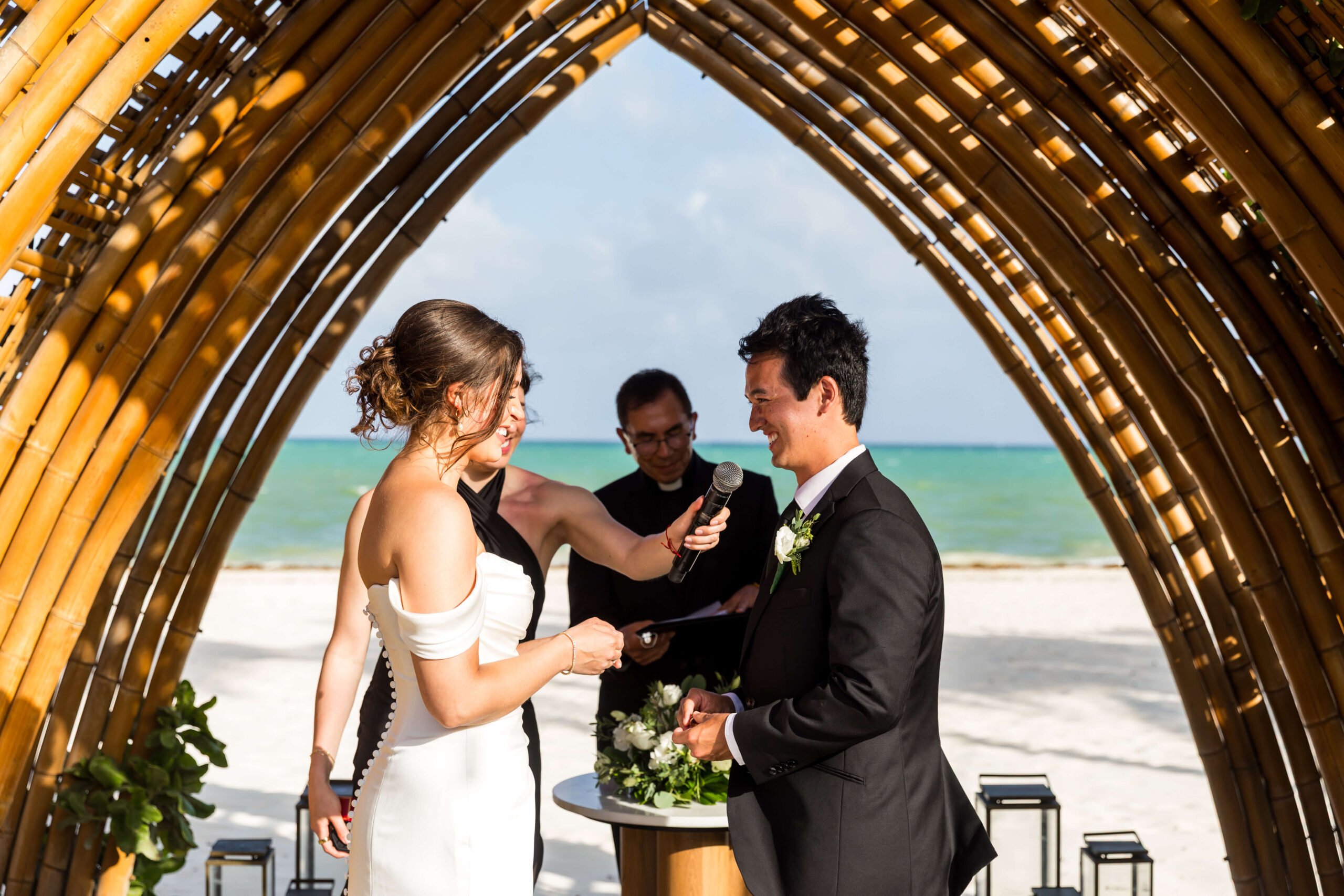 Hyatt Zilara Riviera Maya Destination Wedding Ian and Jeannie Mexico Beach Wedding
