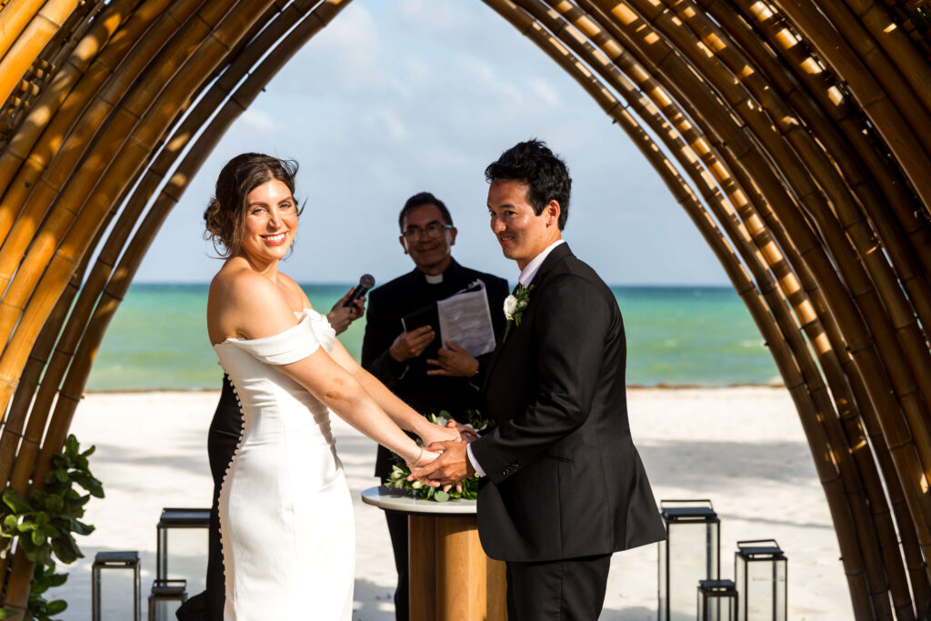 Hyatt Zilara Riviera Maya Destination Wedding Ian and Jeannie Mexico Beach Wedding