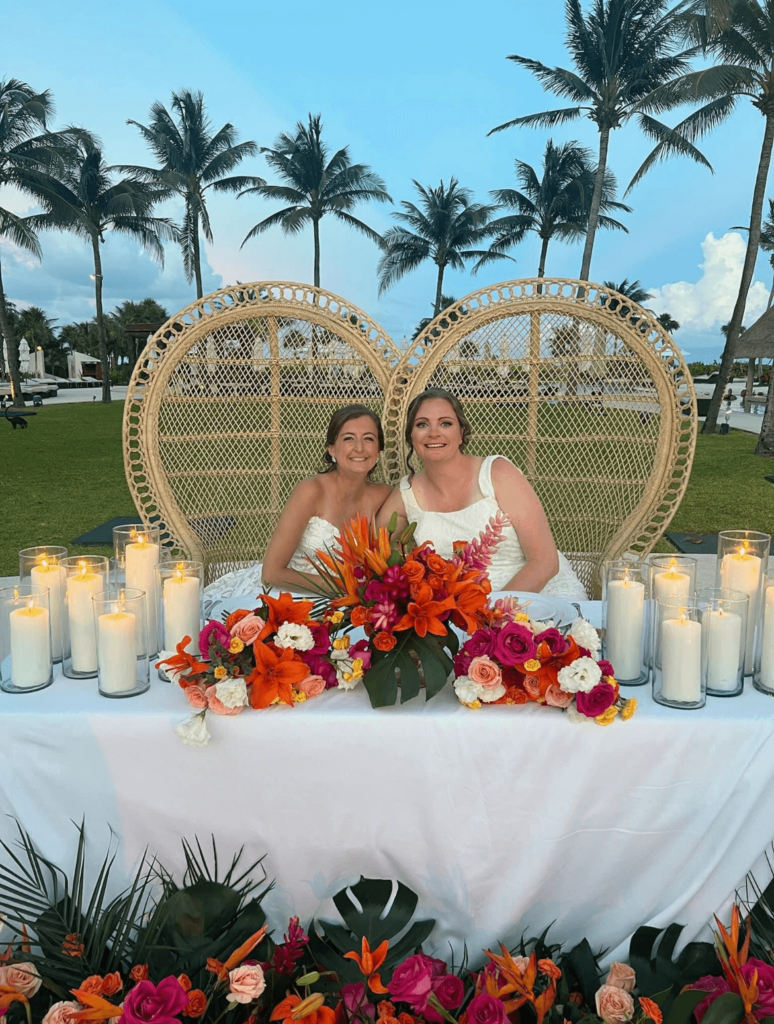 Secrets Maroma Beach Destination Wedding Bridget & Maria LGBTQ Wedding