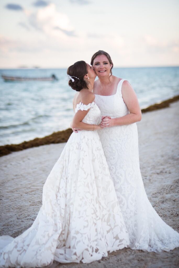 Secrets Maroma Beach Destination Wedding Bridget & Maria LGBTQ Wedding