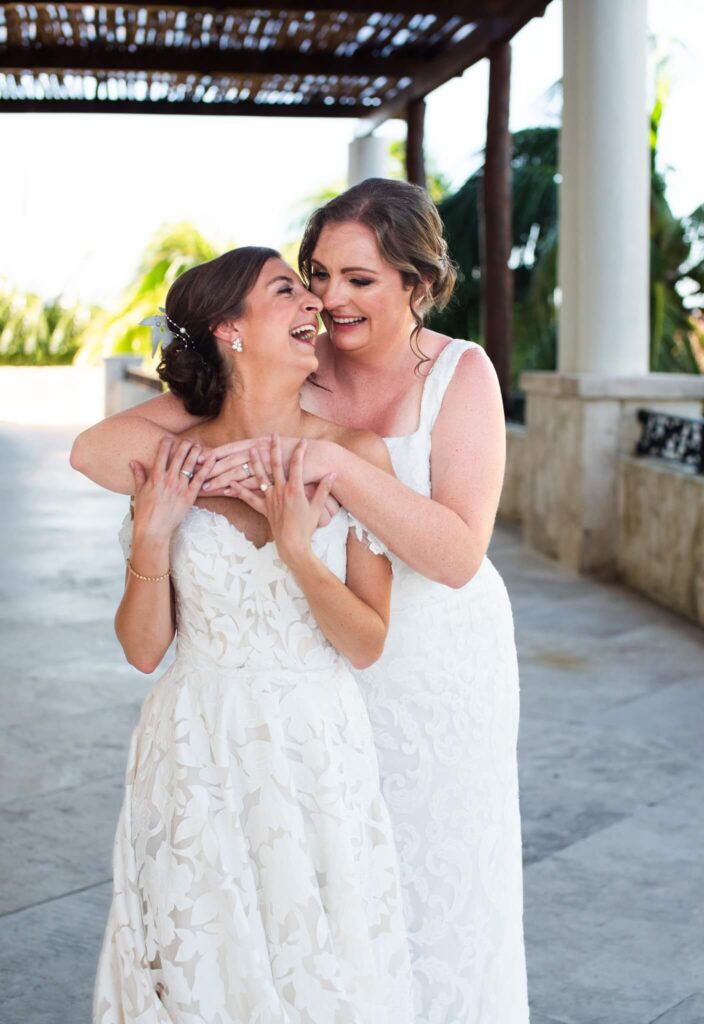 Secrets Maroma Beach Destination Wedding Bridget & Maria LGBTQ Wedding