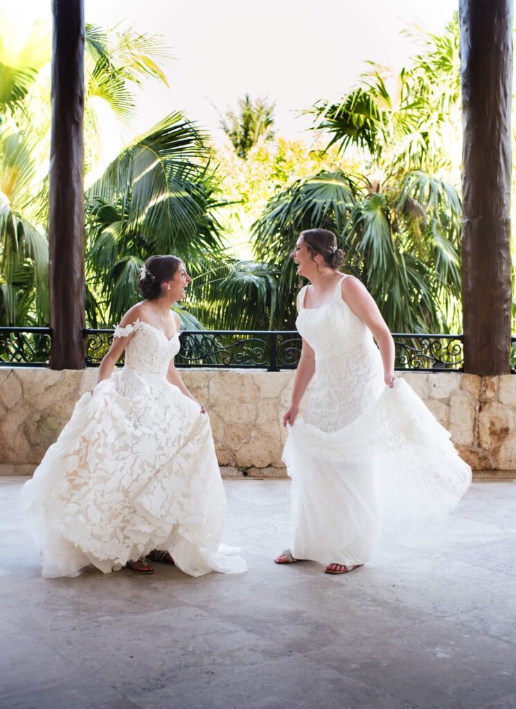 Secrets Maroma Beach Destination Wedding Bridget & Maria LGBTQ Wedding