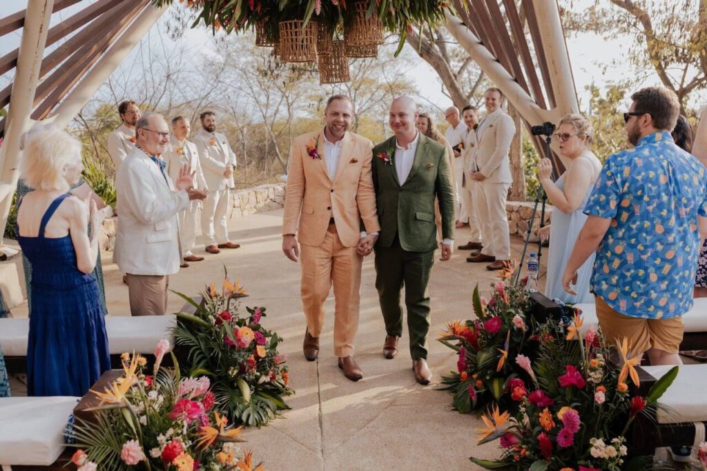 Secrets Bahia Mita Destination Wedding William & Benjamin